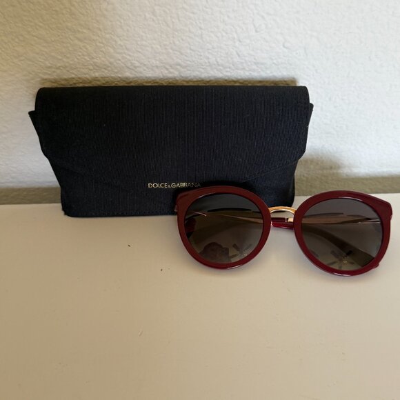 Dolce & Gabbana Red Sunglasses